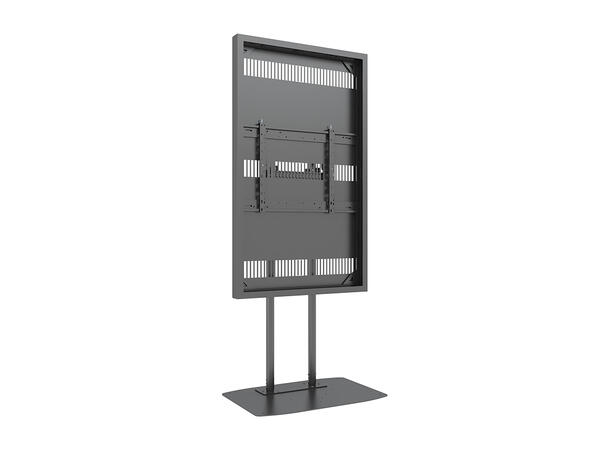 Multibrackets Pro Series - Dual Pole Enc losure 65¨ Floorbase* 