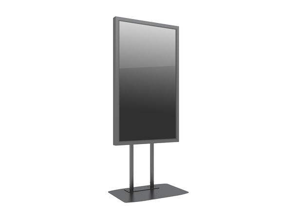 Multibrackets Pro Series - Dual Pole Enc losure 65¨ Floorbase* 