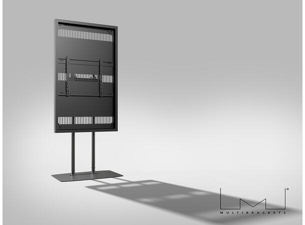Multibrackets Pro Series - Dual Pole Enc losure 65¨ Floorbase* 