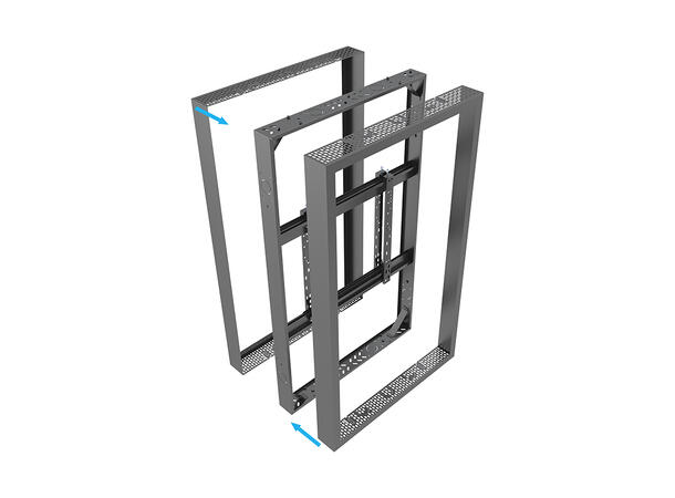 Multibrackets Pro Series - Enclosure 55" High Brightness Frame Black 