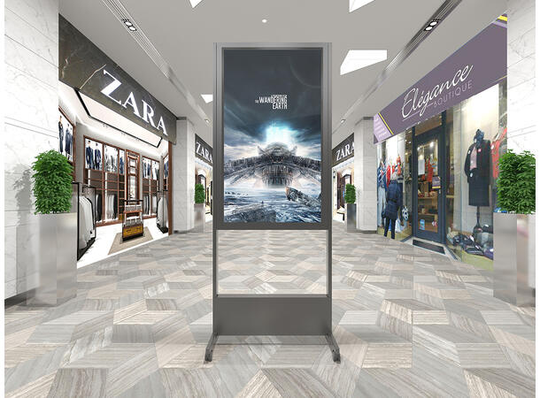 Multibrackets Pro Totem kabinet 55" Totem med hjul 