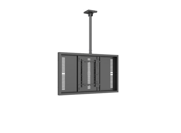 Multibrackets Pro kabinett tak 55" Svart, 600x400, 80Kg 