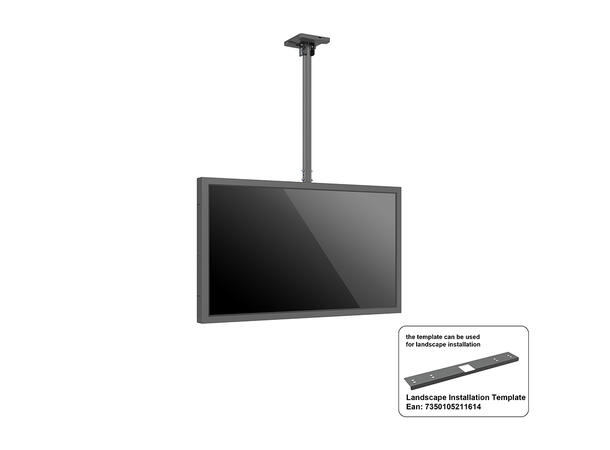 Multibrackets Pro kabinett tak 55" Svart, 600x400, 80Kg 