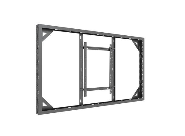 Multibrackets Pro kabinett vegg 86" Svart, 80Kg, Vesa 800x600 