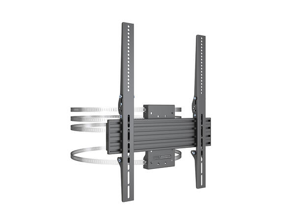 Multibrackets Søylefeste 43"-86" Svart, Vesa 400x600, 75Kg, tilt. 