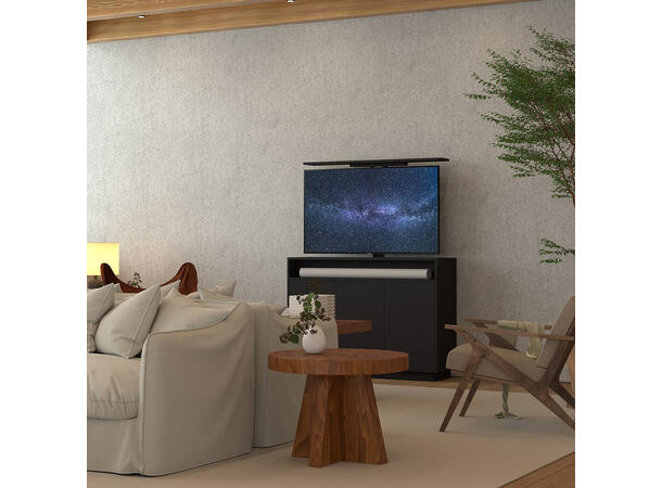 Multibrackets TV heis kabinett 55" Svart, 50Kg, VESA 600400 