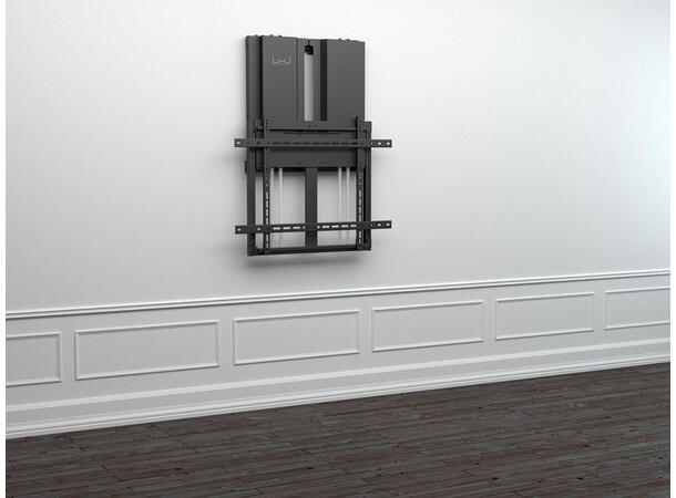 Multibrackets Veggfeste Counterbalanced Svart, HD 60-90kg, 1000x600, 75-90" 