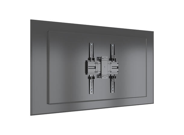 Multibrackets Wallmount Pro MBW1UP 200x4 00 Fixed Black* 