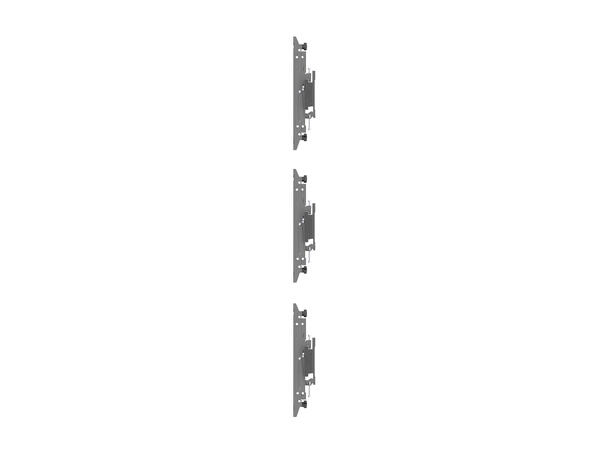 Multibrackets Wallmount Pro MBW2Ux3 Push In Pop Out Black 
