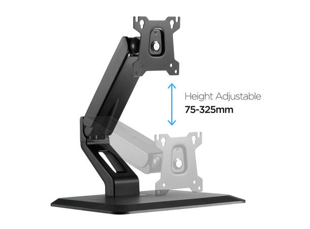 Multibrackets bordstativ Touch Basic Svart, 100x100, 10Kg, 17-32" 