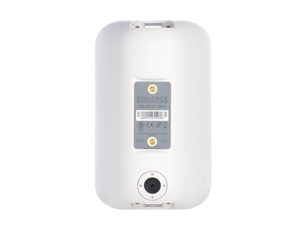 Sonance PS-S53T MKII 5,25" vegghøyttaler 2-veis 100V/ 8 ohm inne/ute HVIT (1 stk) 