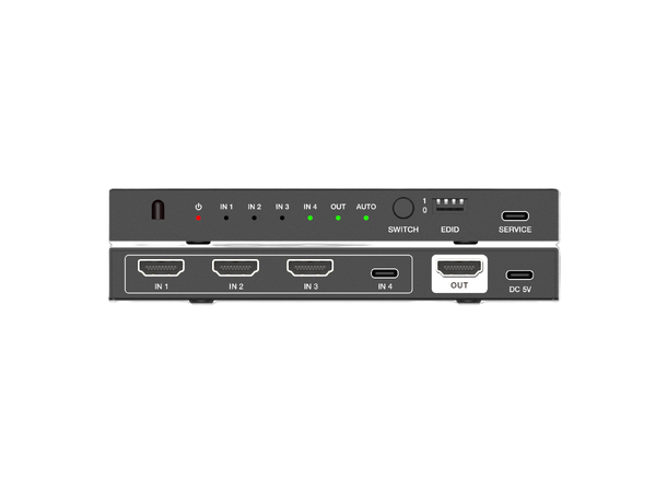 Stoltzen AGRI41-8K HDMI 2.1 Switch 4:1 4K120hz | 8K@30Hz | Downscaler 