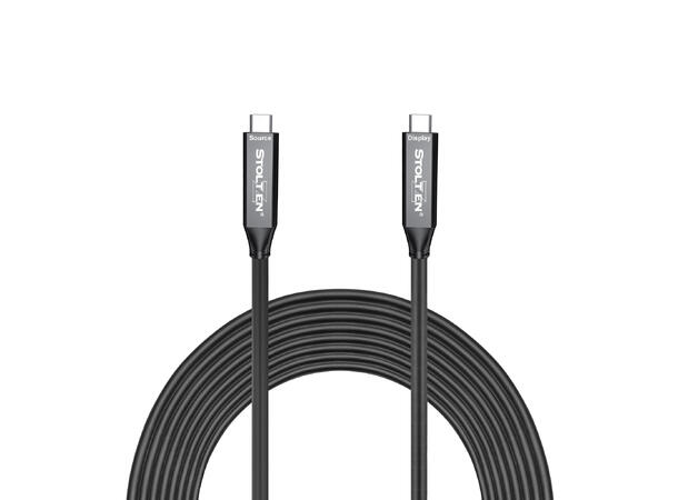 Stoltzen AOC FLEX USB-C Hybrid C-C 10 m USB 5Gbps | DP1.4 (2lane) | 60W 