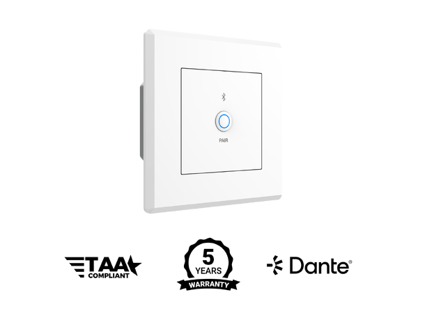 Turtle Dante Veggpanel Hvit Bluetooth, with networked API control 