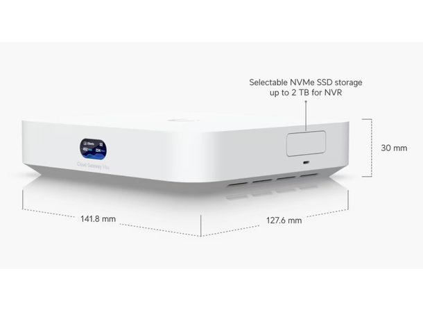 Ubiquiti UniFi Cloud Gateway Max USB-C | 4xLAN | 1xWAN | 512GB SSD 
