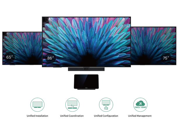 Yealink MeetingDisplay MD65 65" 18/7, 500 nits, Haze 25% | Android 13 