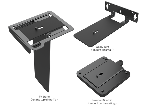 Yealink Mount Kit for UVC84, UVC86 WallMount | TV stand | Inverted Bracket 