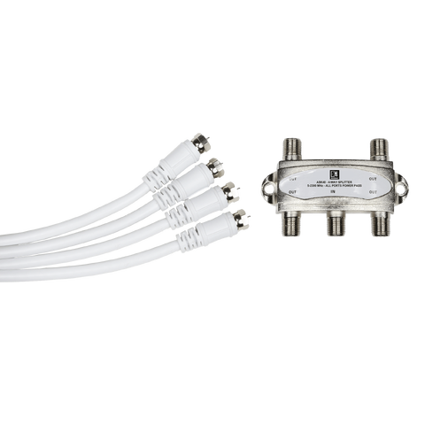 Audac Antenne Splitter ASK40S 4-veis splitter for DAB/DAB+ antenne
