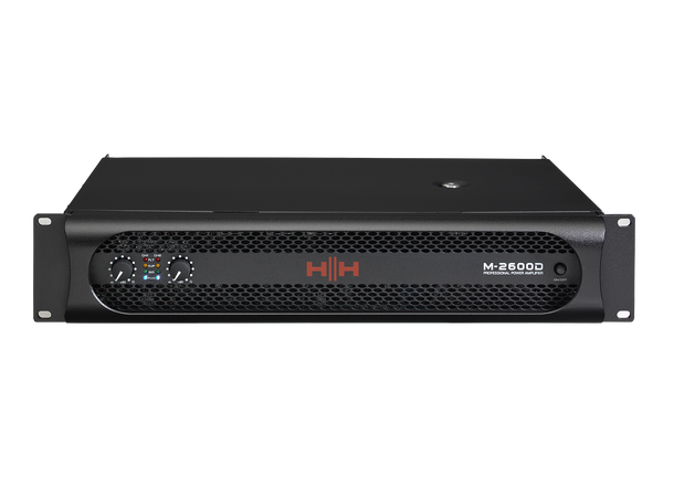 HH Forsterker M-2600D - Stereo 2x 2600W 4 OHMS, 2x 1500W 8 OHM 