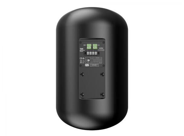 HH Høyttaler Tessen TNi-W8-BK Svart 8" + 1" 40W@100V 65W@8 Ohm 