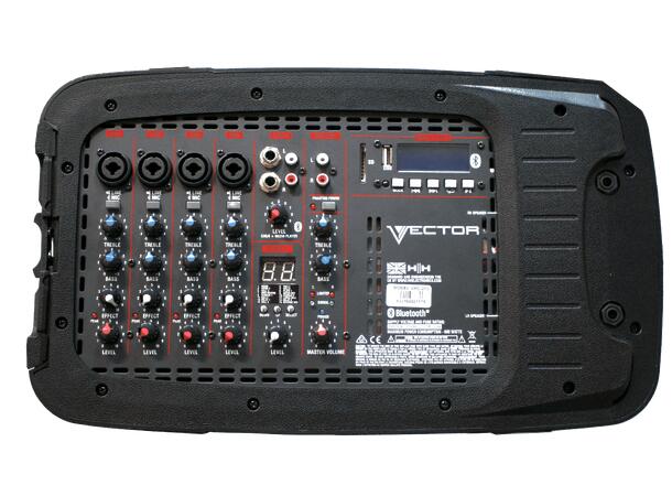 HH Portabel PA VRC-210 2 x 10+ 1" 2x500W BT DSP FX 