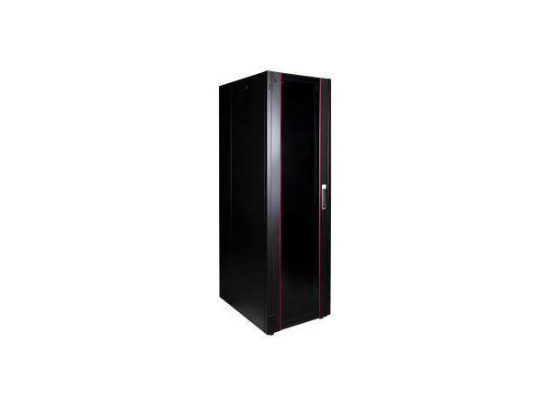 Lande HYPERline Series 42U Flat-packed W600xD800xH2100 | Black | 900kg | 19" 