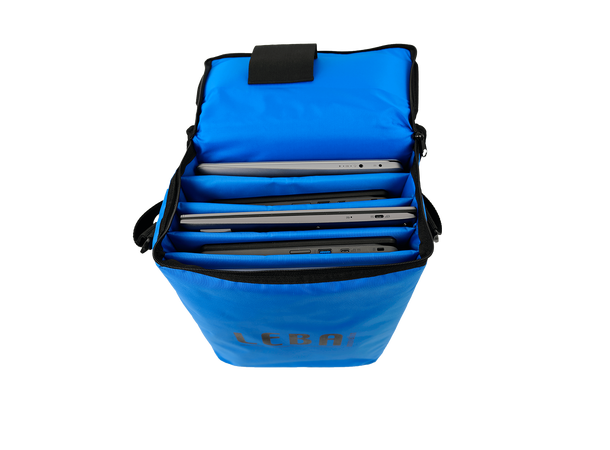 Leba NoteBag Blue Large 5, USB-C EU | up to 12,9" | Intelligent P.D. 3.0 