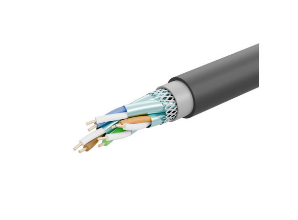 LinkIT Cat.6a S/FTP Utendørskabel 305m PVC/ PE | UV rated | AWG 23/1 