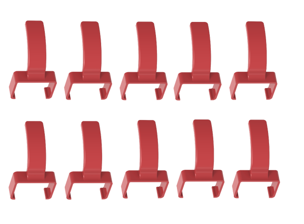 LinkIT ColorFlex Cat6a clips rød ColorFlex clips 10pcs/5 pair 