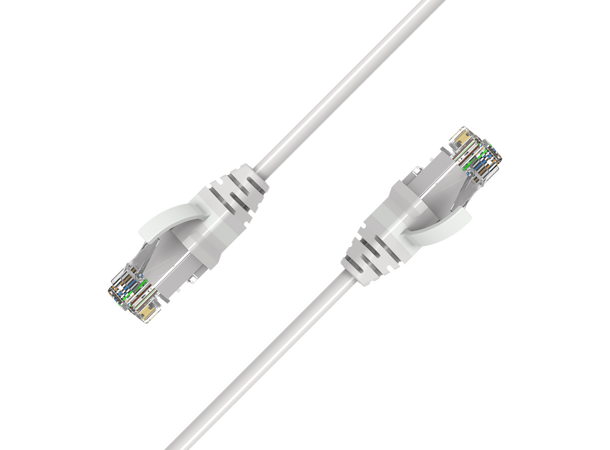 LinkIT ColorFlex U/UTP Cat6a grå 0.5m AWG 28/7 , LSZH , 3.6mm 