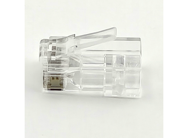 LinkIT Unshielded RJ45 plug 5.0 - 6.3mm 50µ gold-plated | AWG23-26 | 100 pcs 