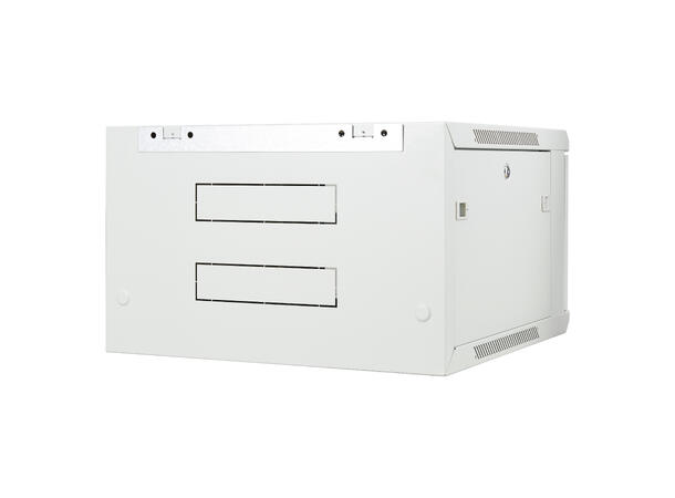 LinkIT Veggskap 19' 6U grå B600xD600xH368 , glass 
