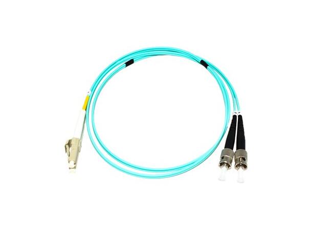 LinkIT fibersnor OM3 LC/ST 1m Duplex , MM , LSZH 
