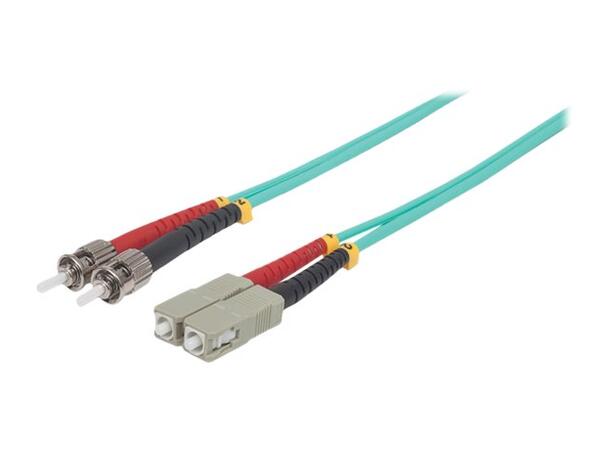 LinkIT fibersnor OM3 SC/ST 1m Duplex , MM , LSZH 