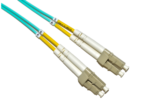 LinkIT fibersnor OM4 LC/LC 20m Duplex , MM , LSZH, Aqua 