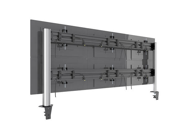 Multibrackets Deskmount Pro MBDM3X2U Sølv. 100x100, 60Kg, 6x 15"-32" 