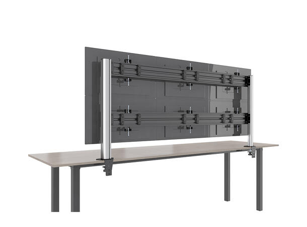 Multibrackets Deskmount Pro MBDM3X2U Sølv. 100x100, 60Kg, 6x 15"-32" 