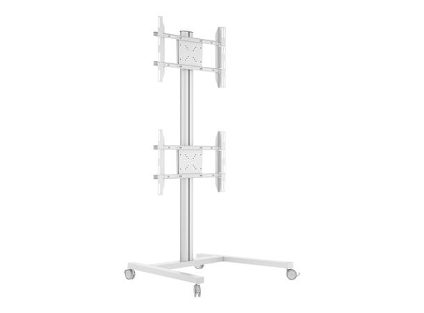 Multibrackets Display Stand 180 Dual Ver tical Silver 