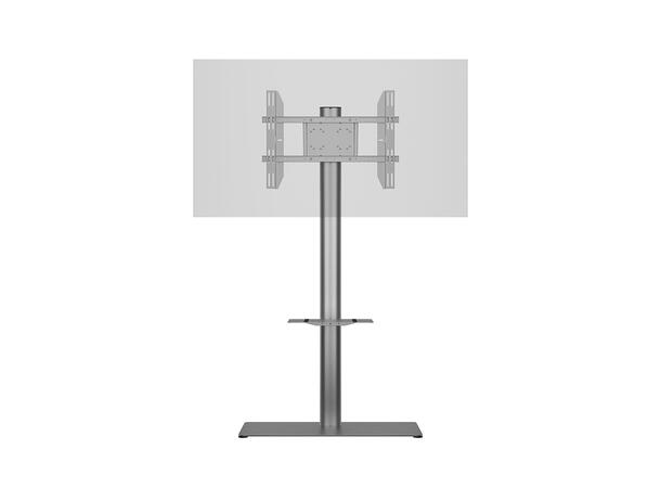 Multibrackets Display Stand 180 Single S ilver w Floorbase/Shelf* 