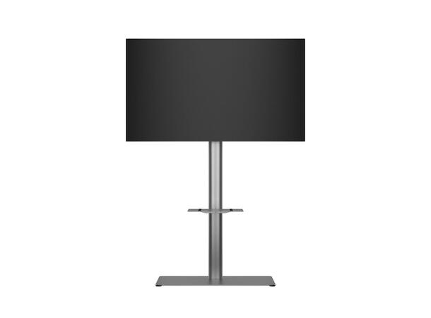 Multibrackets Display Stand 180 Single S ilver w Floorbase/Shelf* 