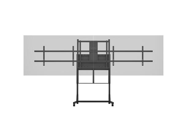 Multibrackets Motorized Floorstand Dual Screen 110¨160kg SD* 