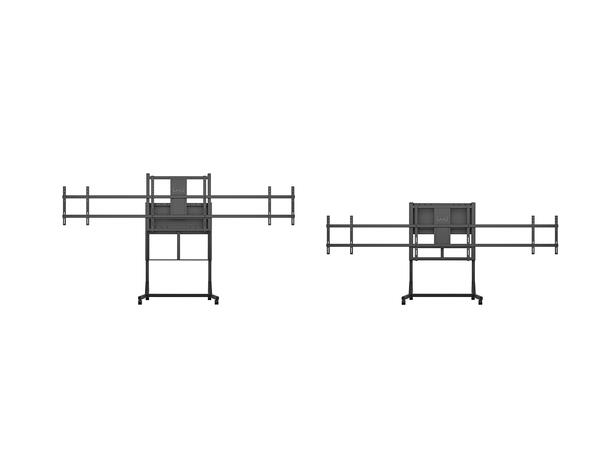 Multibrackets Motorized Floorstand Dual Screen 110¨160kg SD* 