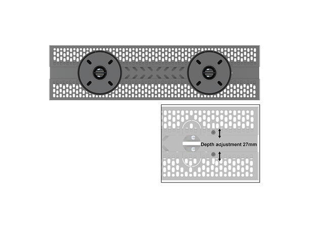 Multibrackets Pro Series - Enclo Floor t o Ceiling Mount B2B 55" M Bla* 