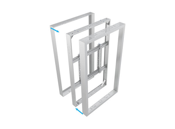 Multibrackets Pro Series - Enclosure 55" High Brightness Frame White 