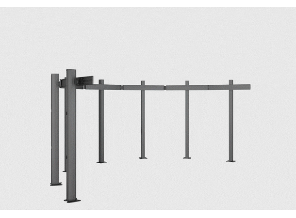 Multibrackets Pro Series - Video Wall Fl oormount MBFMC7X1U VESA 600* 