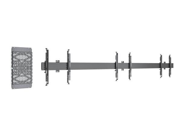 Multibrackets Pro Series - Wallmount MBW 3U Media Storage 