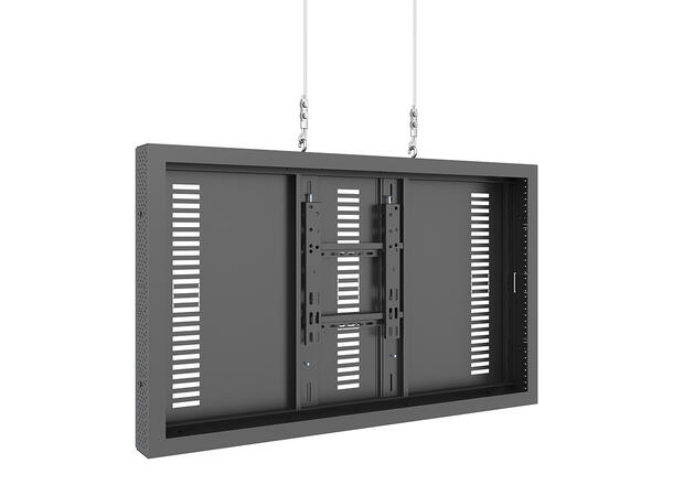Multibrackets Pro kabinett vajer  43" Svart, 25Kg, Vesa 200x300 