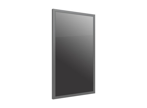 Multibrackets Pro kabinett vegg 85" Slim Svart, 80Kg, Vesa 800x500 