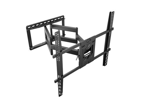 Multibrackets Veggfeste 700mm HD Dual Sort, maks 800x600, 90Kg, 70cm 