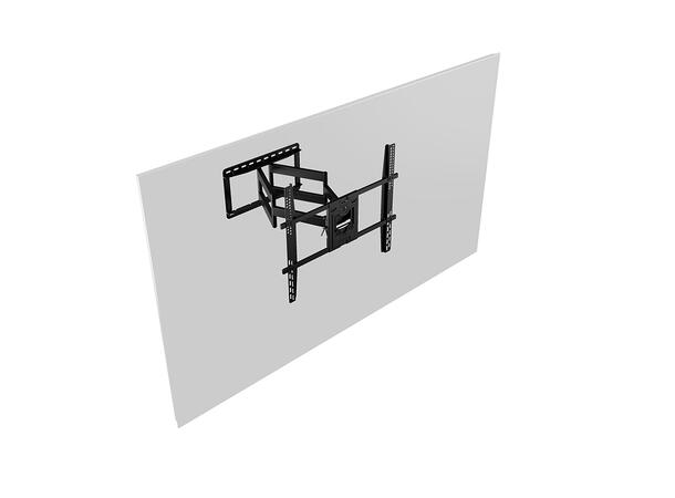 Multibrackets Veggfeste 700mm HD Dual Sort, maks 800x600, 90Kg, 70cm 